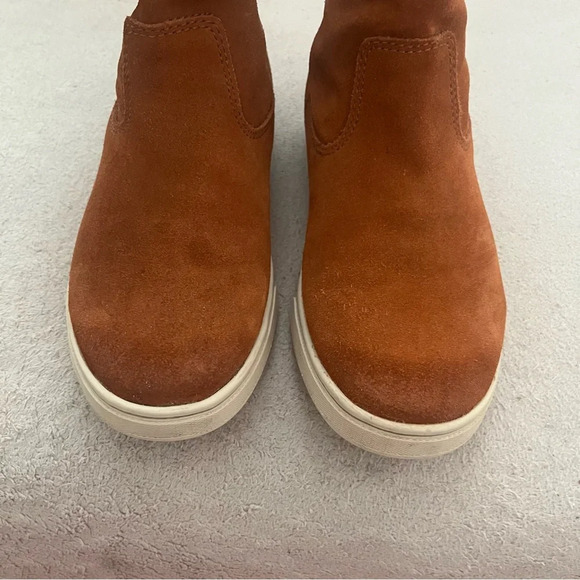 OluKai Kapa Moe Suede Boots-Women’s 6-Brown/Tan Leather-Boho-Bohemian-Festival - Picture 4 of 11